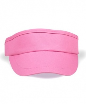 Girls pink tennis visor